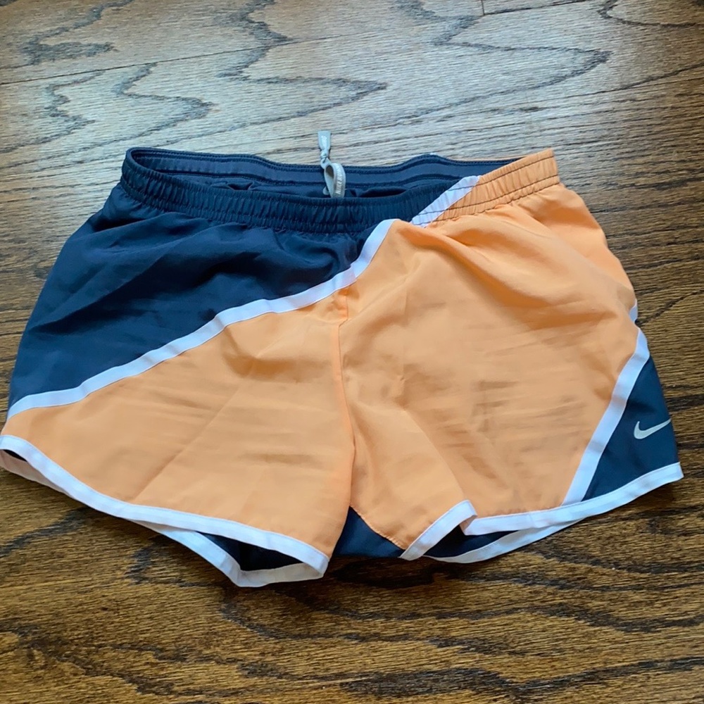 Nike Dri-Fit running shorts orange xs